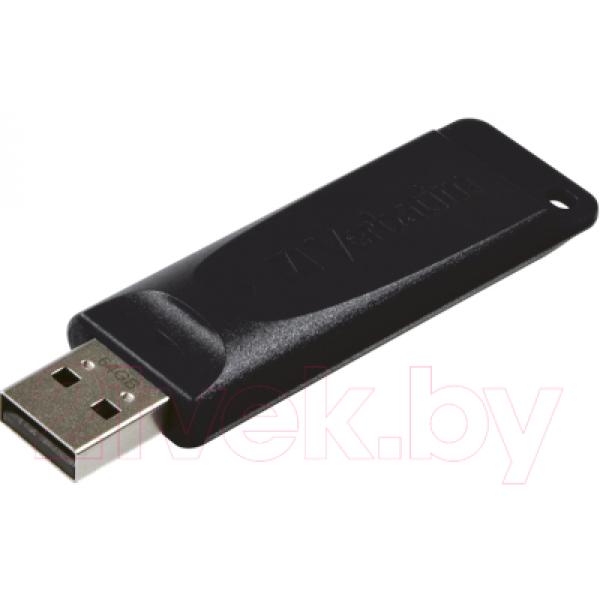 Usb flash накопитель Verbatim Store 'n' Go Slider 64GB / 98698