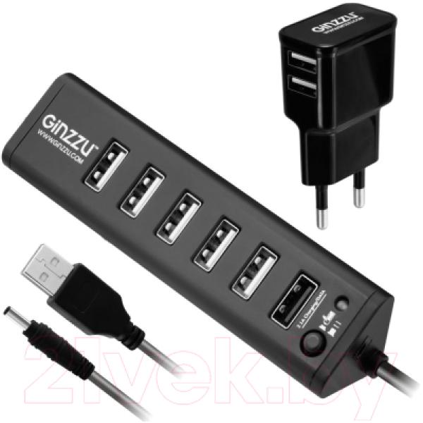USB-хаб Ginzzu GR-315UAB