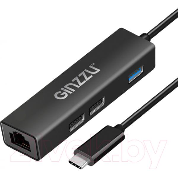 USB-хаб Ginzzu GR-762UB