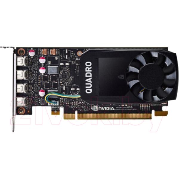 Видеокарта PNY Nvidia Quadro P1000 DVI 4GB GDDR5 (VCQP1000DVIV2BLK-1)