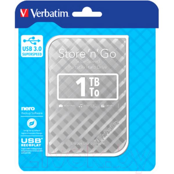 Внешний жесткий диск Verbatim Store 'n' Go 1TB / 53197