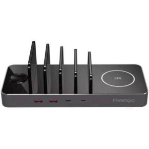 Зарядное устройство беспроводное Prestigio ReVolt A6 6-в-1 / PCS106A-SG