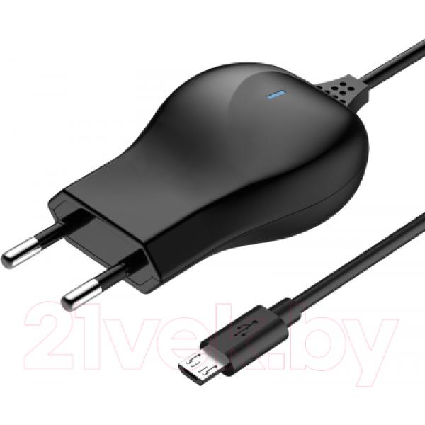 Зарядное устройство сетевое Olmio microUSB 1.2A / 038584