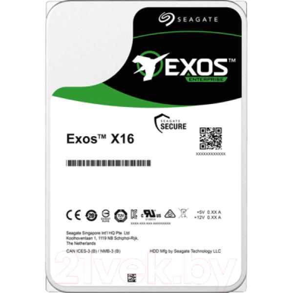 Жесткий диск Seagate Exos X16 12TB (ST12000NM001G)