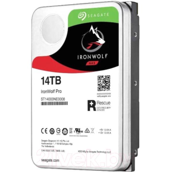 Жесткий диск Seagate IronWolf Pro 14TB (ST14000NE0008)