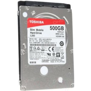 Жесткий диск Toshiba L200 Slim 500GB (HDWK105UZSVA)