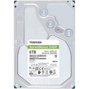 Жесткий диск Toshiba Sata-III S300 6TB (HDWT360UZSVA)