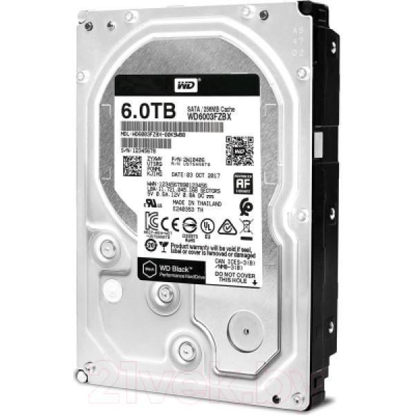 Жесткий диск Western Digital Black 6TB SATA III (WD6003FZBX)