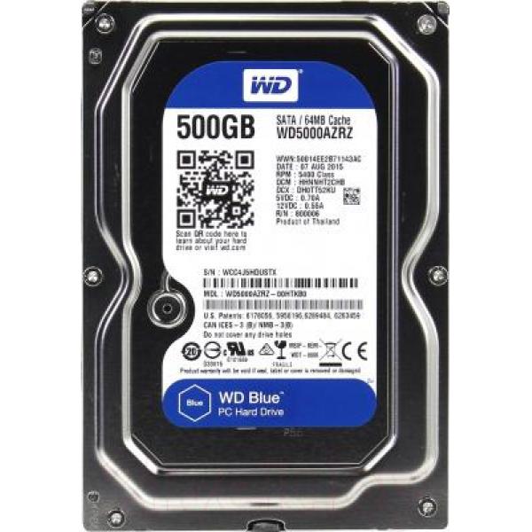 Жесткий диск Western Digital Blue 500GB (WD5000AZRZ)