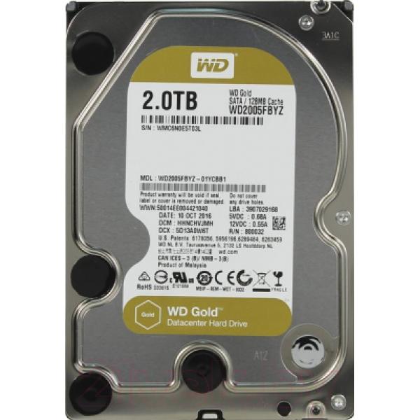 Жесткий диск Western Digital Gold 2TB (WD2005FBYZ)