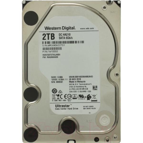 Жесткий диск Western Digital Ultrastar DC HA210 2TB (HUS722T2TALA604)